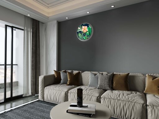 Wall Art Led Çiçekler Tablo